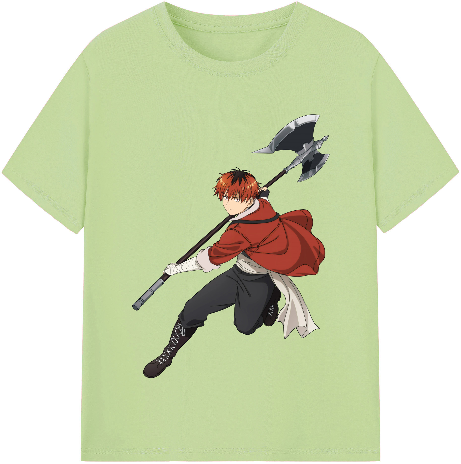 （画像用） 葬送のフリーレン Frieren 綿100％半袖Tシャツ（フロントプリント）